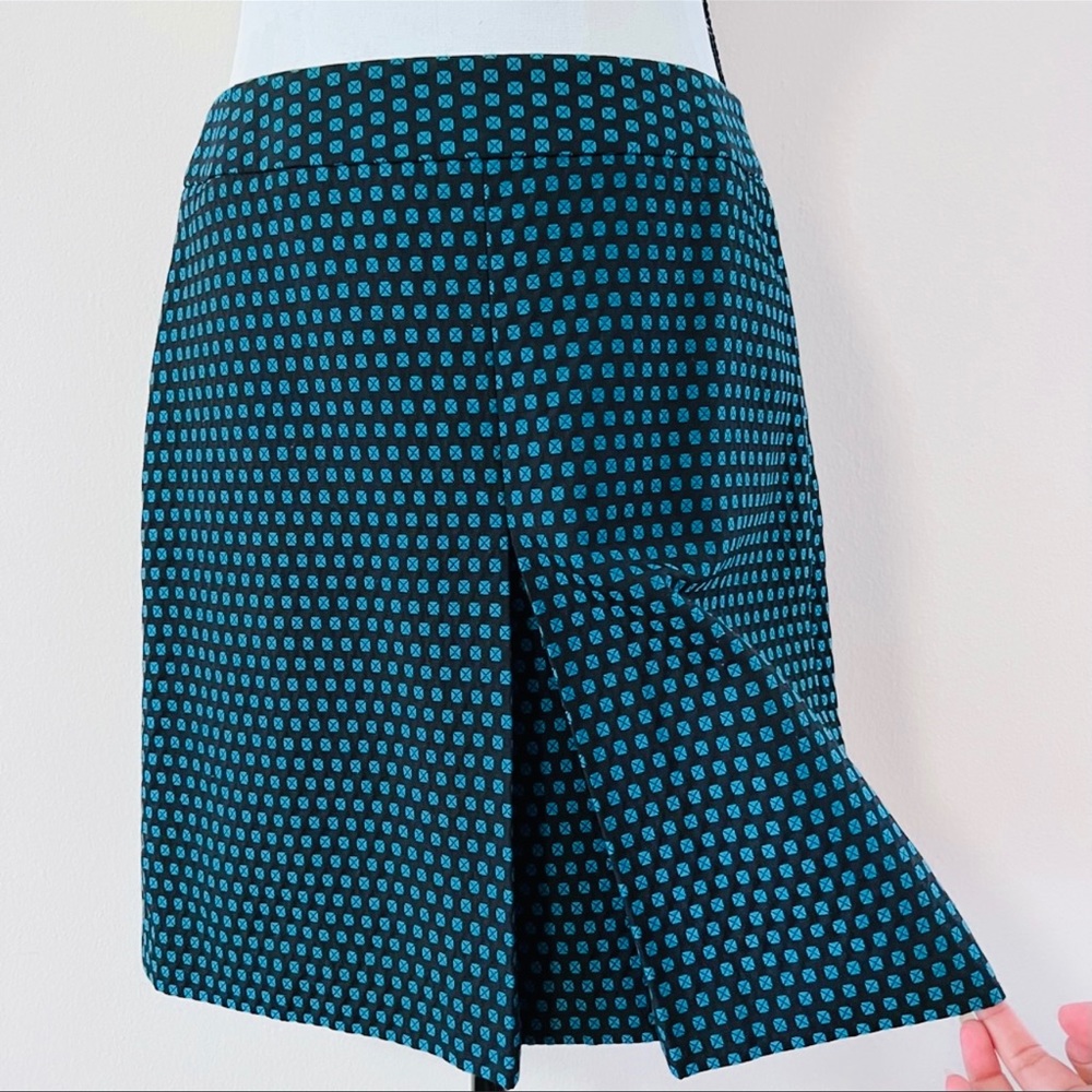 LOFT skirt - Teal &Black color